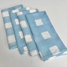 Load image into Gallery viewer, Blue Gingham Napkin (Set of 4)