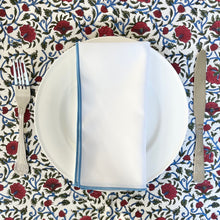 Load image into Gallery viewer, Cornflower Blue Trim Napkin