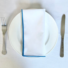 Load image into Gallery viewer, Cornflower Blue Trim Napkin