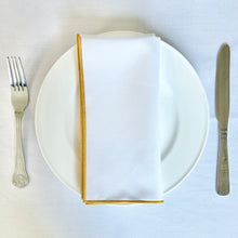 Load image into Gallery viewer, Gold Trim Napkin