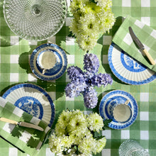 Load image into Gallery viewer, Green Gingham Tablecloth