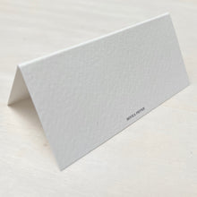 Load image into Gallery viewer, Ribbon and Bow Place Card (Green) - Set of 10