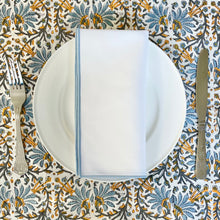 Load image into Gallery viewer, Light Blue Trim Napkin