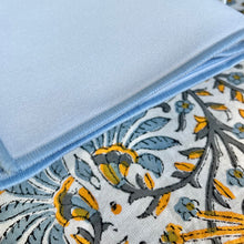 Load image into Gallery viewer, Light Blue Trim Napkin