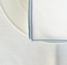 Load image into Gallery viewer, Light Blue Trim Napkin
