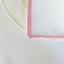 Load image into Gallery viewer, Light Pink Trim Napkin