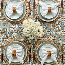 Load image into Gallery viewer, Peacock Tail Tablecloth (Seconds)