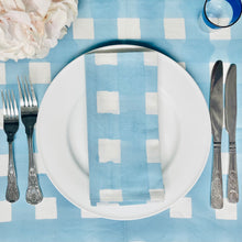 Load image into Gallery viewer, Blue Gingham Napkin (Set of 4)
