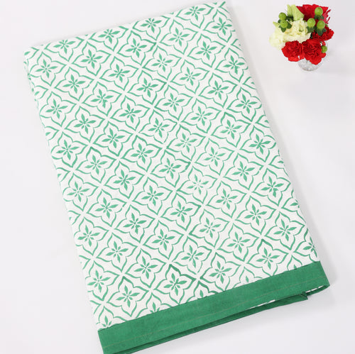 Green Pattern Tablecloth