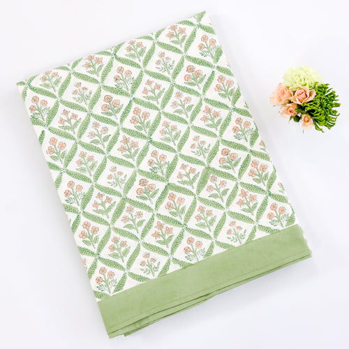 Floral Print Tablecloth