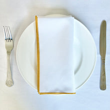 Load image into Gallery viewer, Gold Trim Napkin
