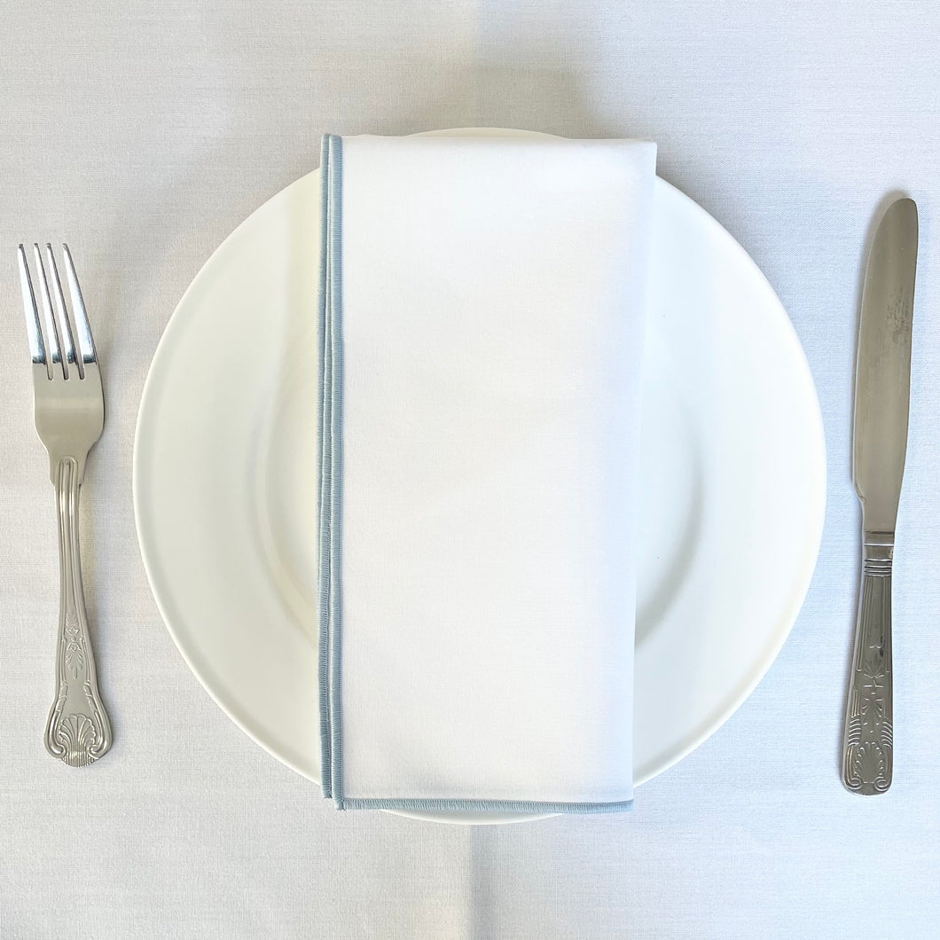 Light Blue Trim Napkin