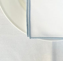 Load image into Gallery viewer, Light Blue Trim Napkin
