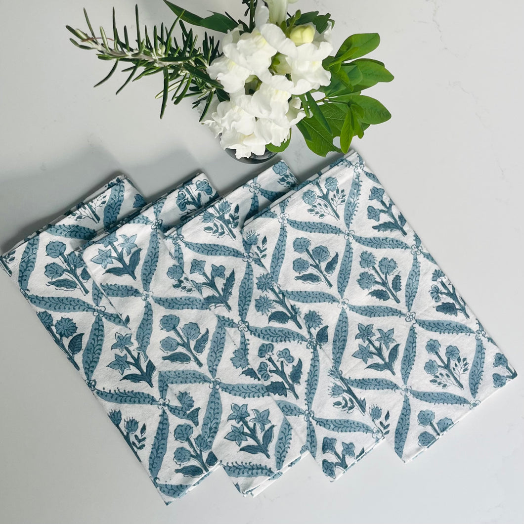 Blue Napkins